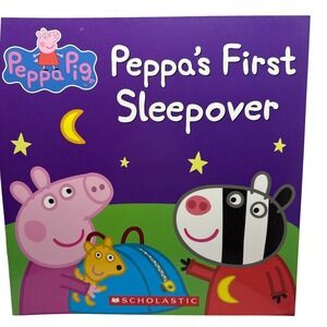 Peppa Pig Peppas First Sleepover Scholastic Paperback Childrens Book 2015